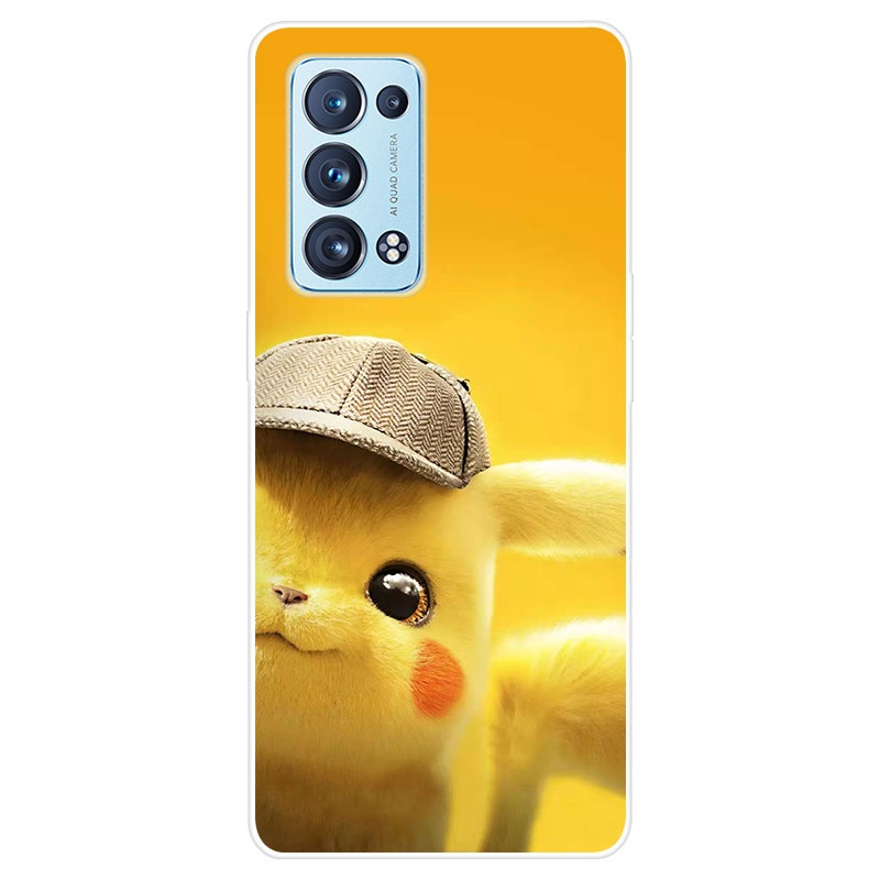 Ốp điện thoại TPU dẻo họa tiết hoạt hình dễ thương cho OPPO RENO6 PRO 5G OPPO RENO 6PRO 5G