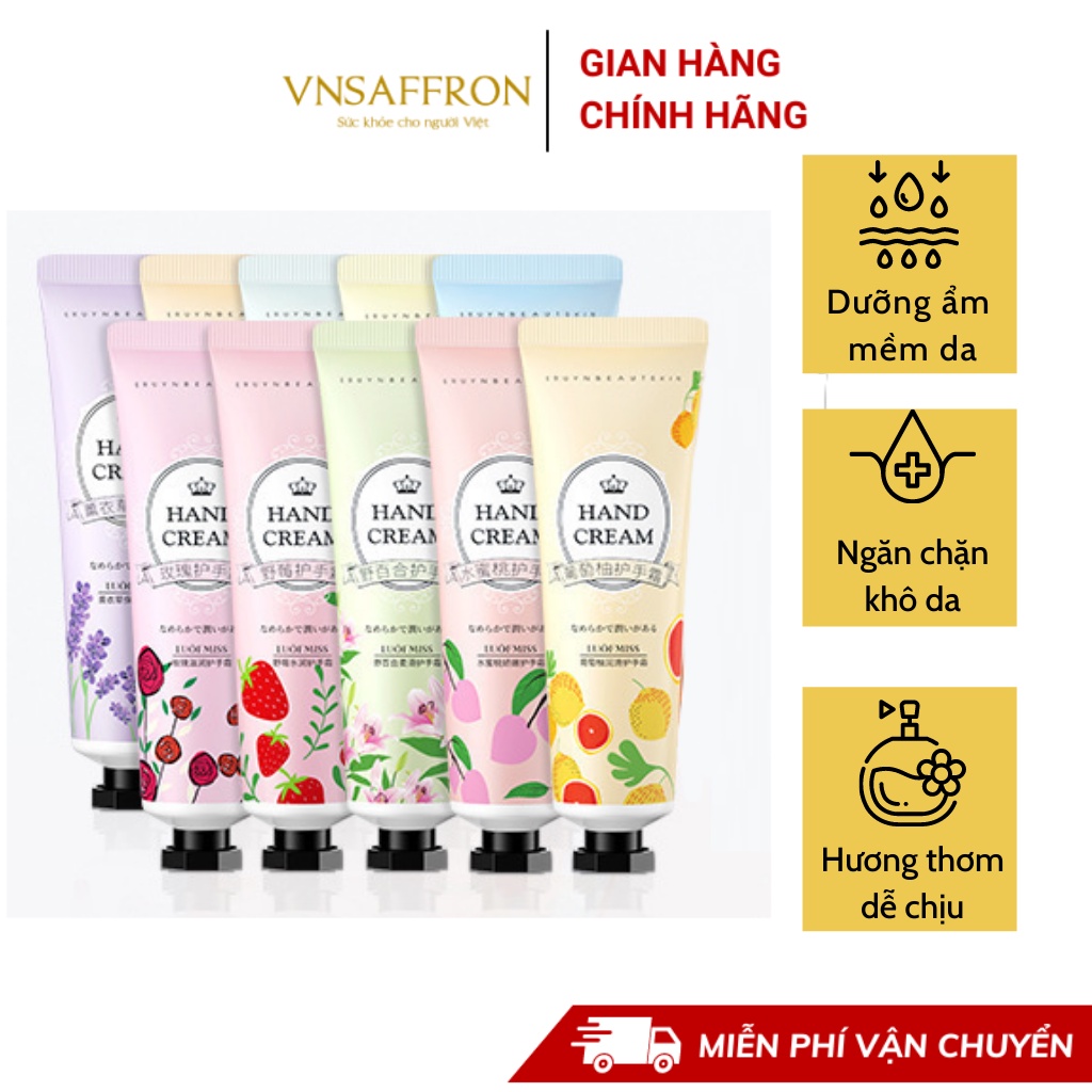Kem dưỡng da tay Loufmiss cấp dưỡng ẩm chăm sóc mềm da 30g