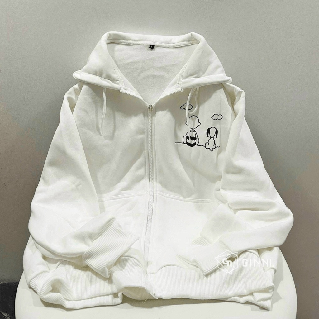 ÁO KHOÁC HOODIE NỮ TAY BỒNG CHÓ NHỎ HOÀNG HÔN XINH SIÊU CUTE THỜI TRANG VALENTINA
