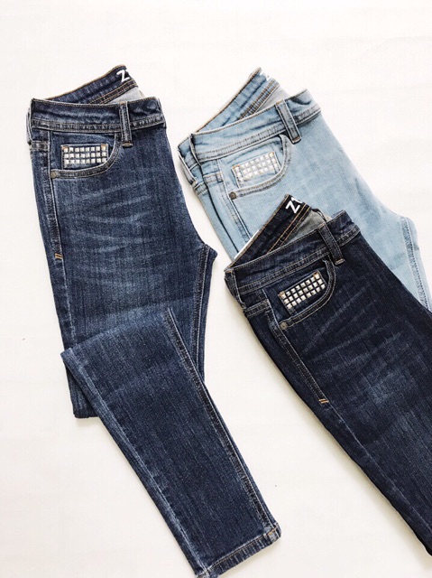 jeans xuất khấu 9 tất