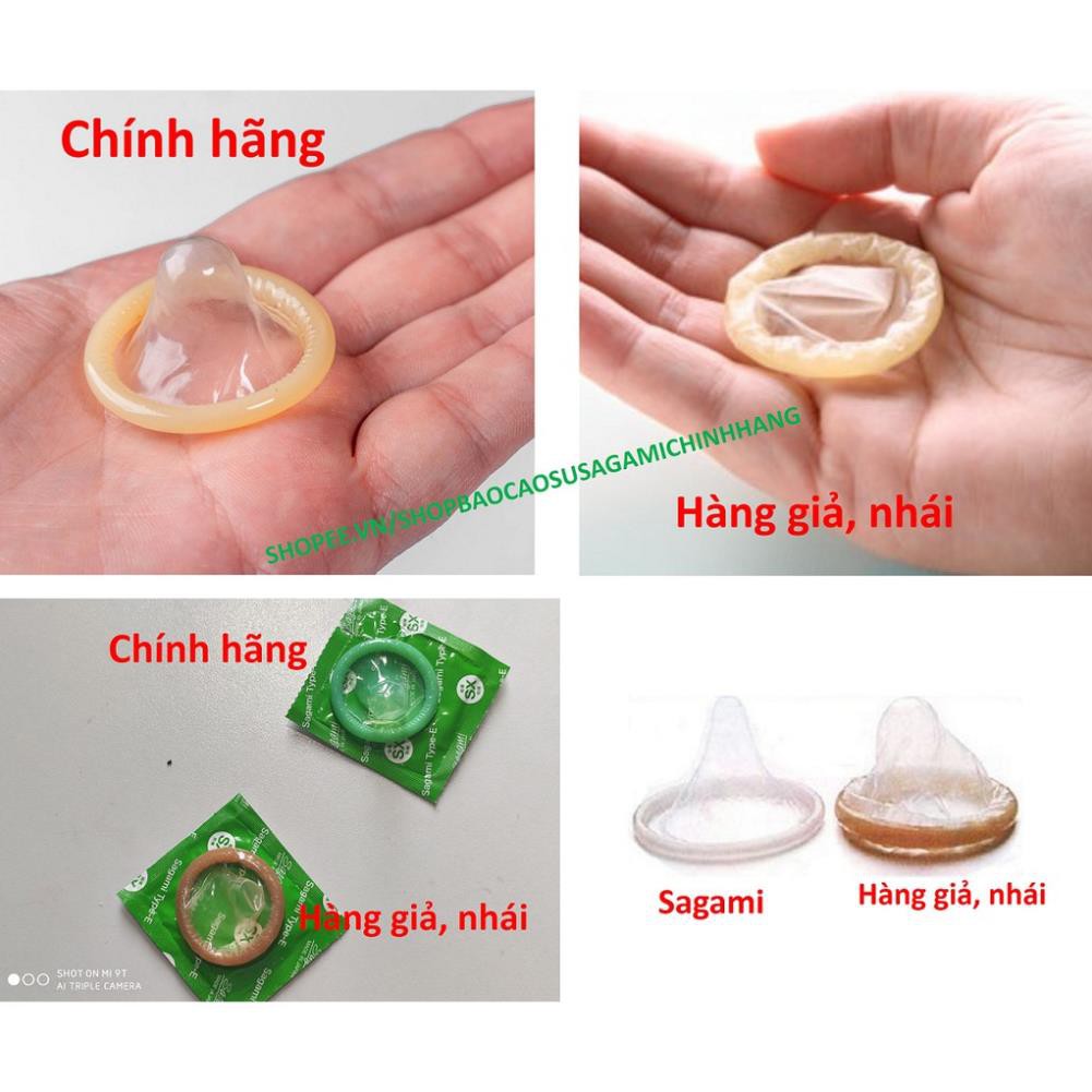 [BAO CAO SU SAGAMI] Bao cao su siêu mỏng ORIGINAL QUICK 0.02mm có dây rút hỗ trợ đeo bao nhanh