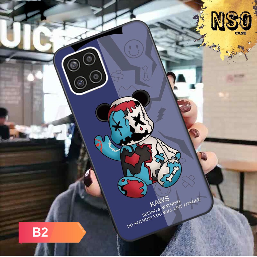 HÀNG HOT  Ốp SamSung A22 4G - Samsung A22 5G In Hình Gấu Bearbinkk Siêu Chất