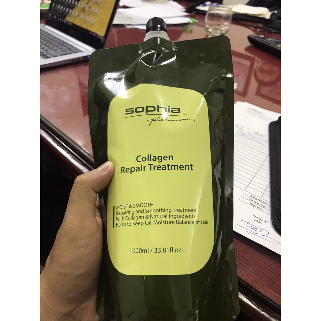 Hấp phục hồi thảo dược collagen Sophia 1000ml