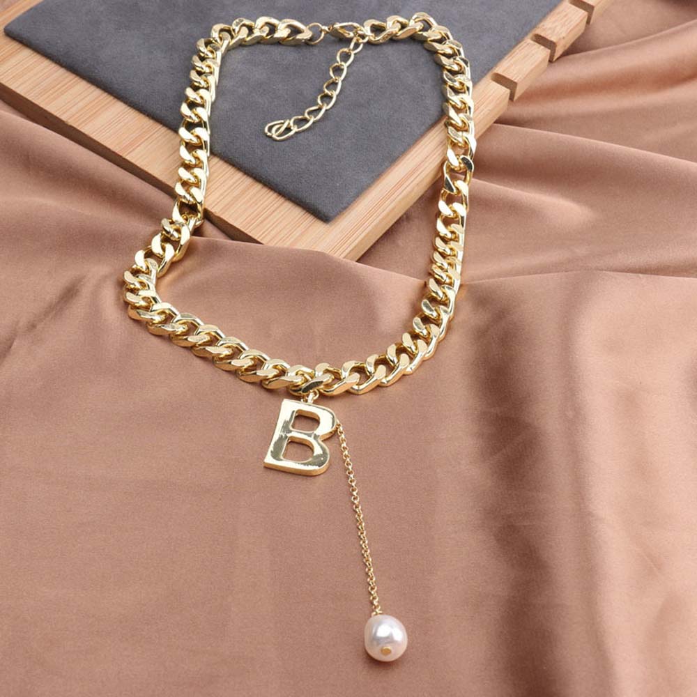 Vòng Cổ Choker Đính Ngọc Trai Thời Trang Cho Nữ