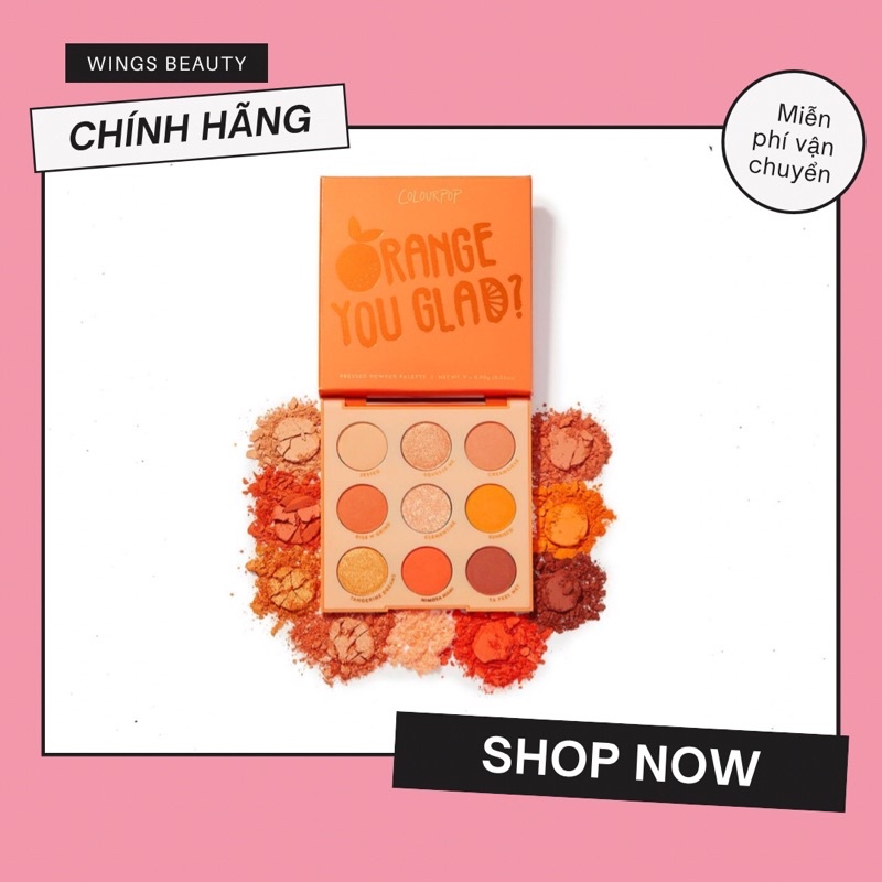 COLOURPOP - Bảng phấn mắt Orange You Glad