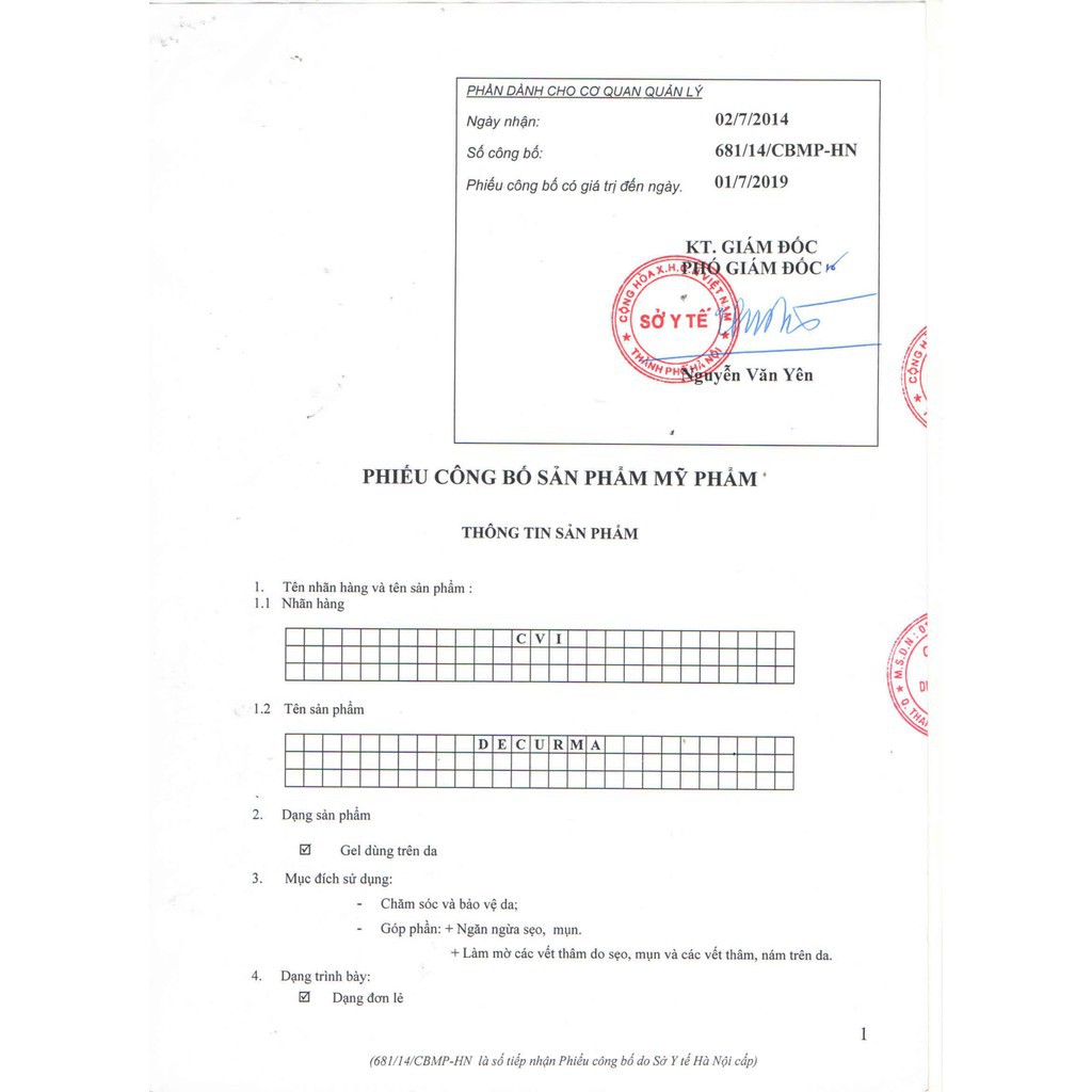 Gel Sạch Mụn, Mờ Thâm, Ngừa Sẹo Tái Tạo Da Decumar Advanced Gel 20G - 3000354 | BigBuy360 - bigbuy360.vn