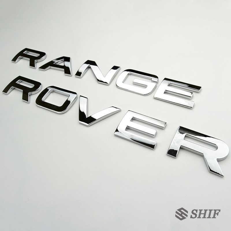 1 Miếng Dán Chữ Màu Bạc Bóng Dùng Để Trang Trí Xe Hơi LAND ROVER