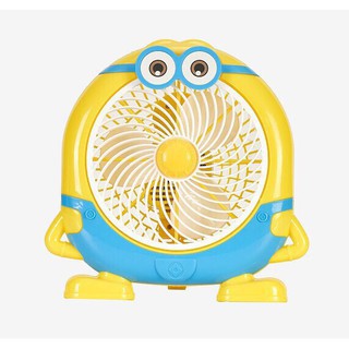 Quạt điện mini hình con thú cho cả người lớn và trẻ em đồng thời trang trí không gian bàn làm việc, học tập