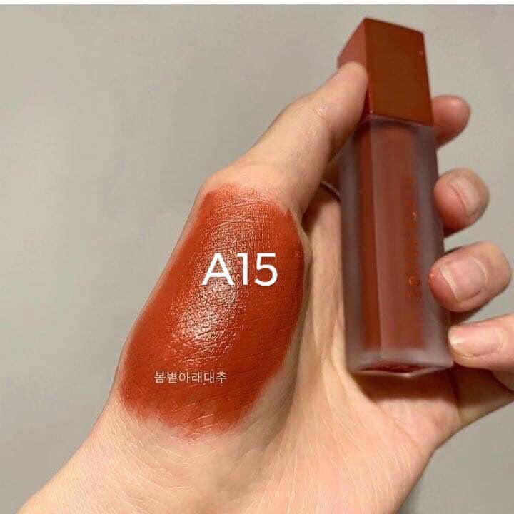 [Sẵn 17 màu] Son Kem lì black rouge air fit velvet lip tint Hàn Quốc..