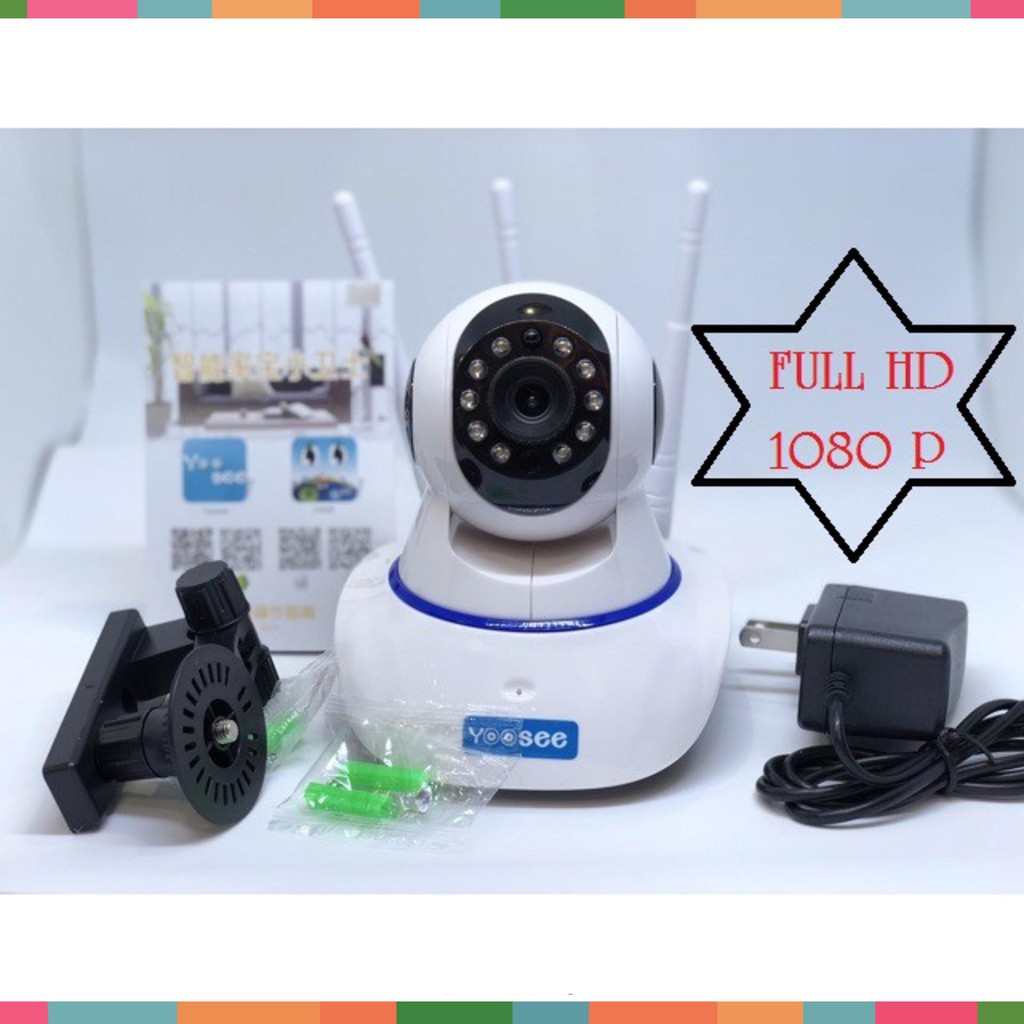 [Mã 1511ELSALE hoàn 7% đơn 300K] KM - Camera IP wifi YOOSEE FULL HD 1080P
