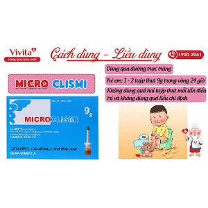 Thương hiệu Ý: NOVA ARGENTIA Ống thụt MICROCLISMI 3G hộp 6 ống dành cho bé