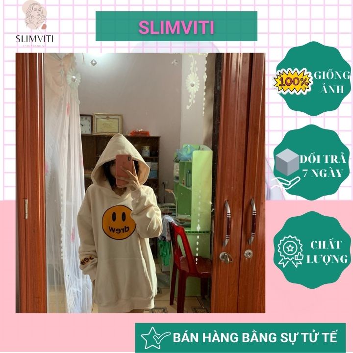 Áo hoodie drew nam nữ cute form rộng SLIMVITI | BigBuy360 - bigbuy360.vn