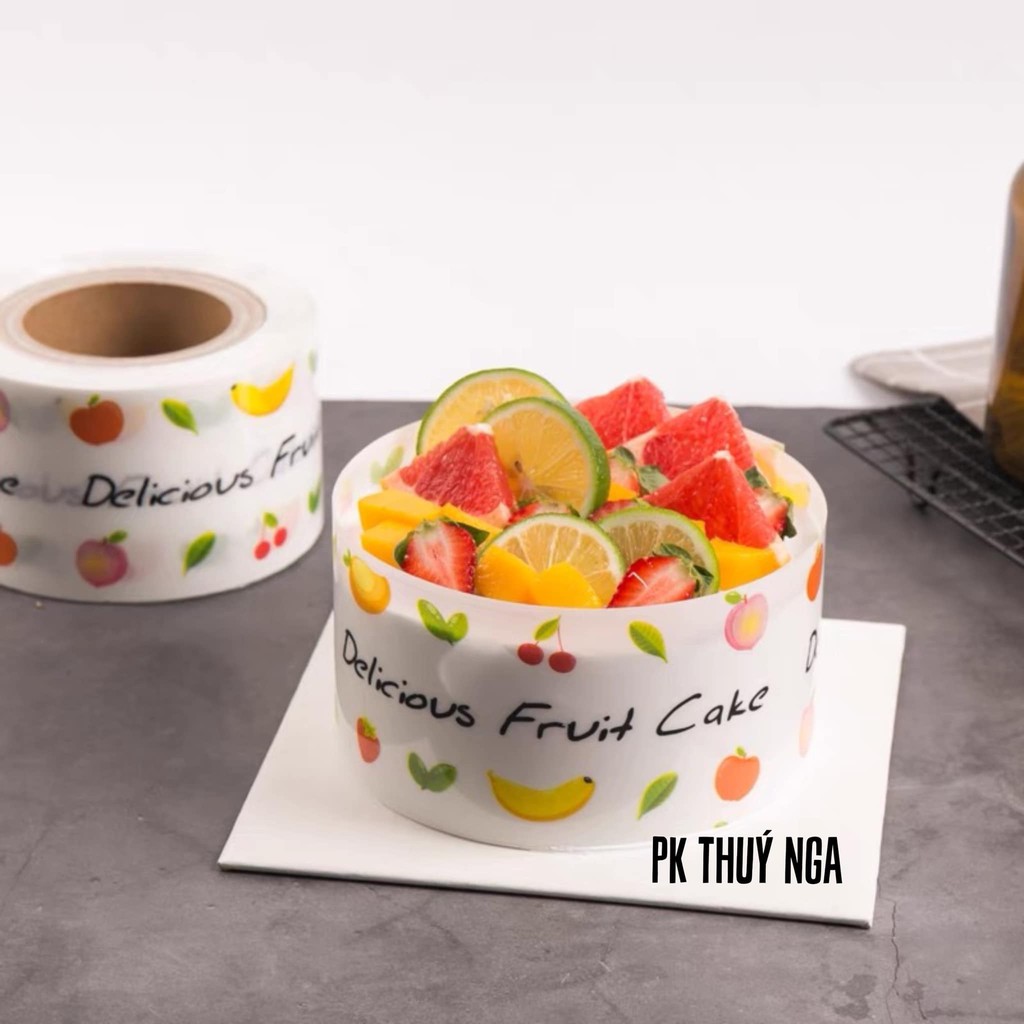 Mica quấn thành bánh họa tiết