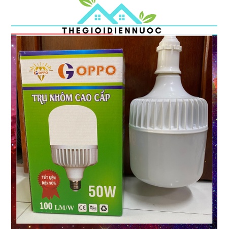 Bóng đèn Led trụ nhôm cao cấp siêu sáng loại 30W - 50W, tiết kiệm điện, siêu bền, đuôi đèn E27