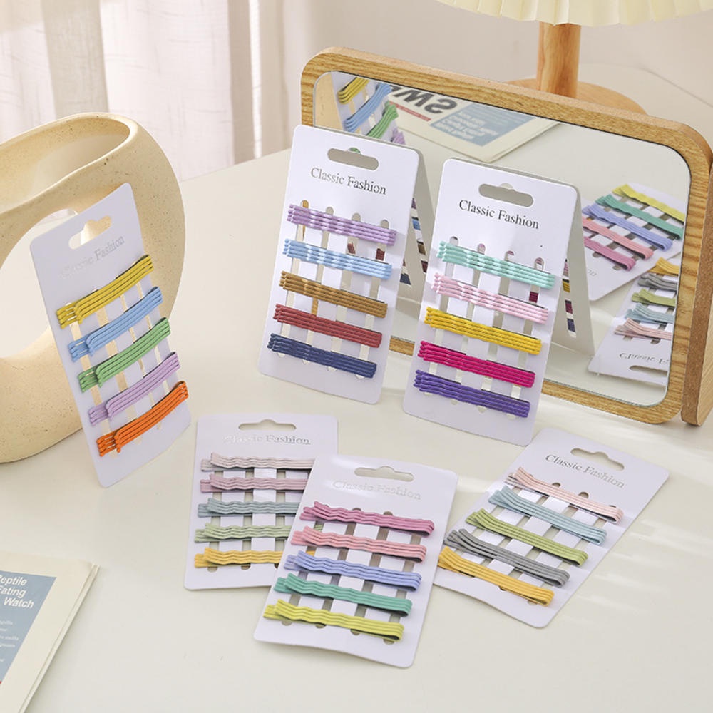 Set 60 Kẹp Tăm Gợn Sóng Màu Đen Tiện Dụng Dành Cho Nữ