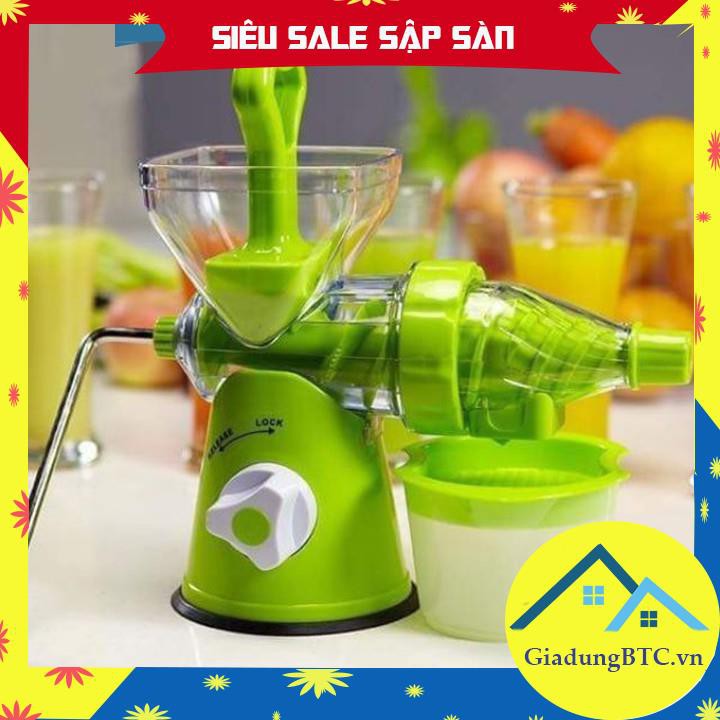 Máy ép hoa quả quay tay đa năng Manual Juicer | Máy xay bằng tay chất liệu nhựa ABS cao cấp, lưỡi dao inox không gỉ