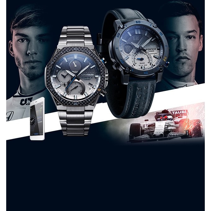 Đồng Hồ Casio Nam Dây Kim Loại EDIFICE EQB-1100AT-2ADR Chính Hãng
