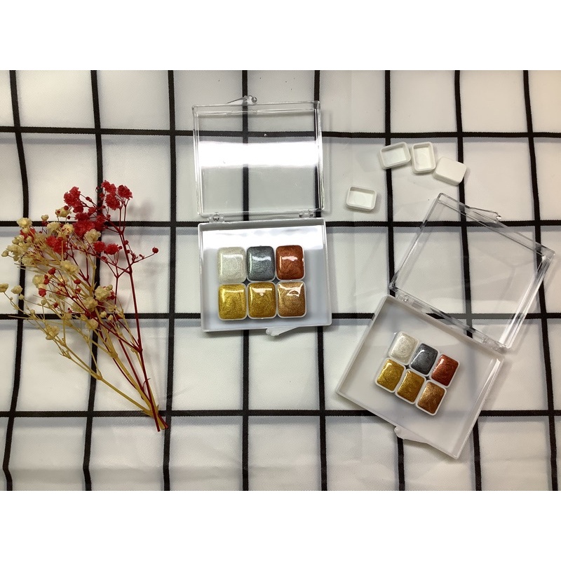 Pocket Màu Nhũ White Nights Set 6 Mã 0.5/1ml Siêu Rẻ