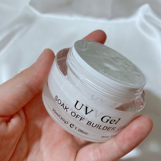 Gel đắp móng E&A màu trắng 30gr