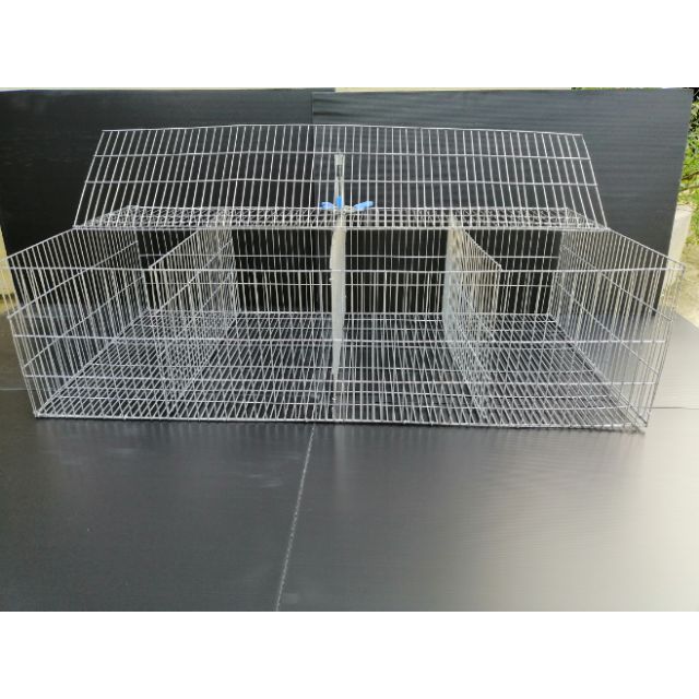 LỒNG THỎ THỊT 4 Ô 120X60X30 CM