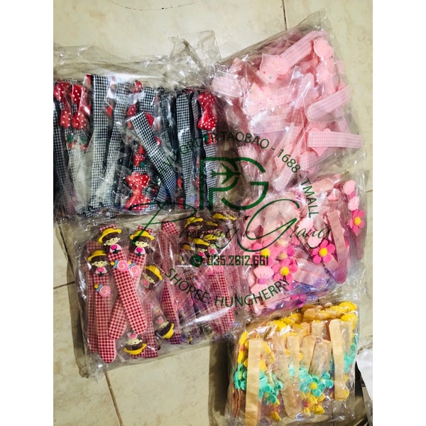 Combo 5c Băng đô dán tóc cho bé