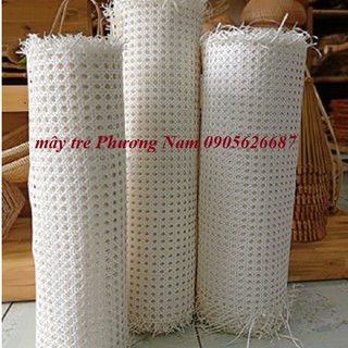 lưới mây mắt cáo sợi nhập khẩu siêu bền mầu trắng khổ 90 cm