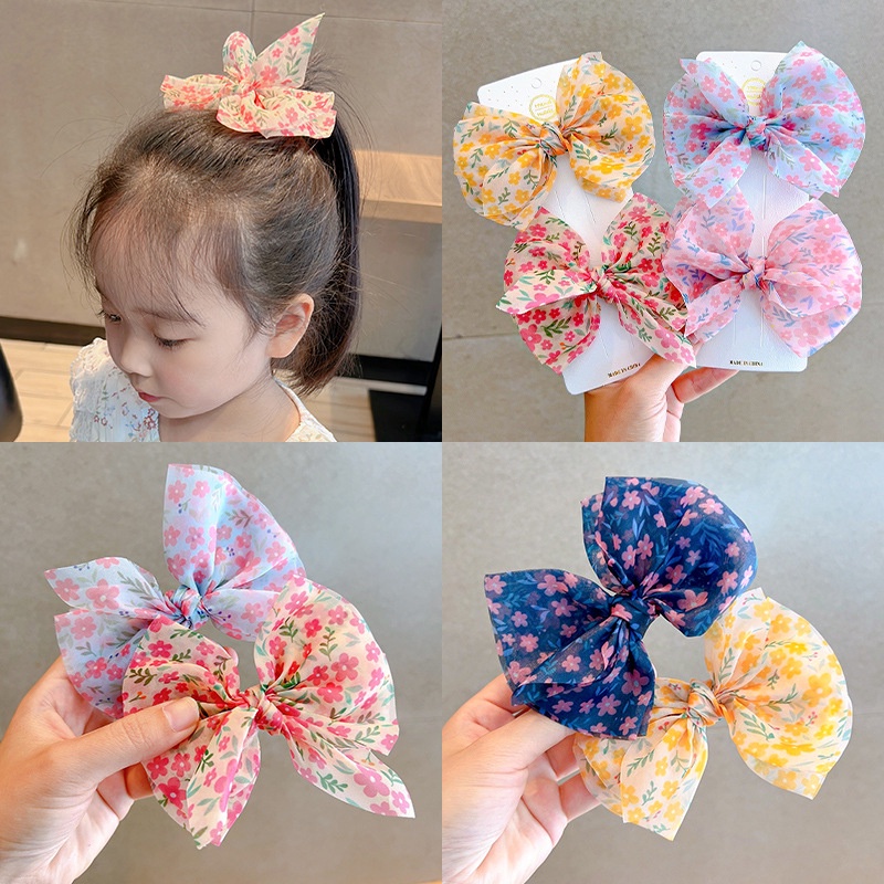 Kẹp Tóc Nơ Dễ Thương Cho Bé Gái