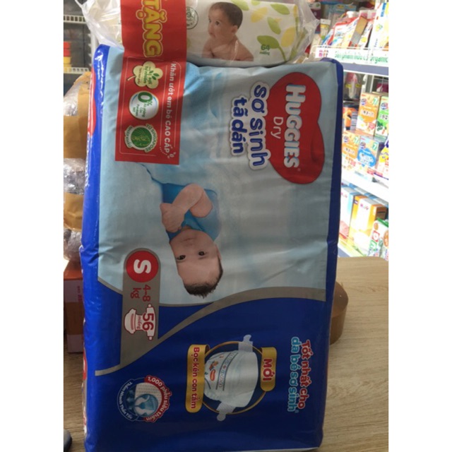 Tã dán Hugger sai S56miếng (4-8kg)