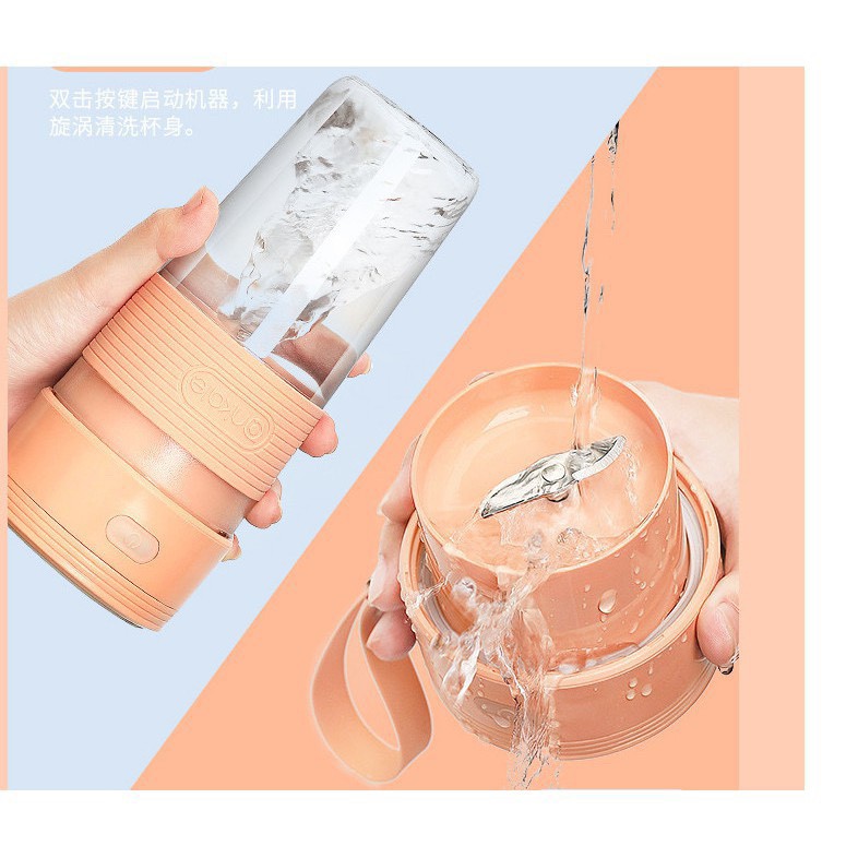 Máy xay sinh tố cầm tay xạc điện, cắm USB Ankale