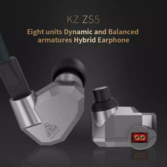 Tai Nghe Kz Zs5 Kèm Mic 2dd 2ba Hi