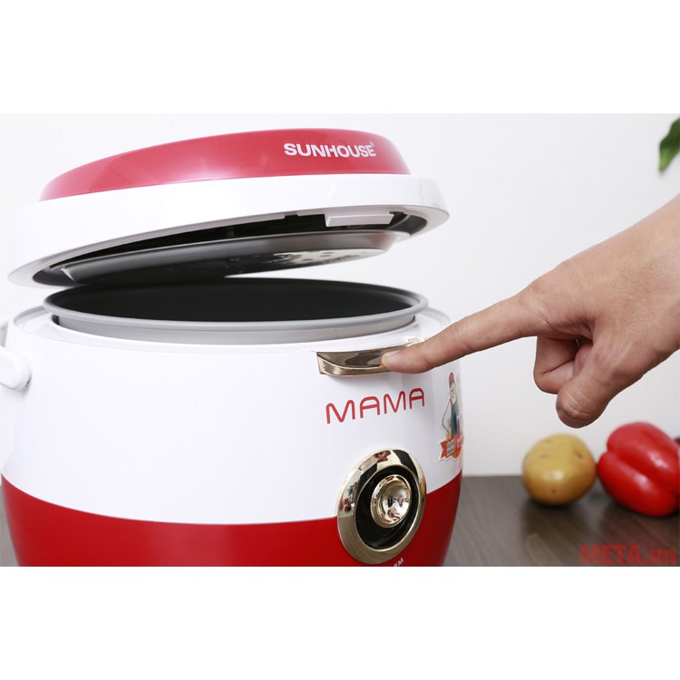 NỒI CƠM ĐIỆN 1.8LIT SUNHOUSE MAMA SHD8661 HÀNG CHÍNH HÃNG 100%