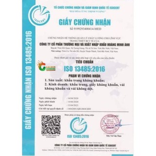 KHẨU TRANG Y TẾ 4 LỚP ĐẠT CHUẨN CHẤT LƯỢNG
