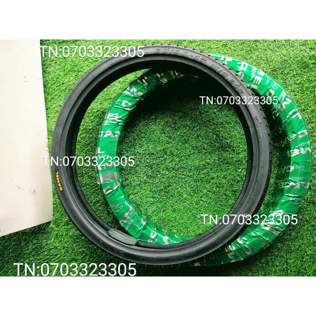 CẶP VỎ CAMEL THÁI K RUỘT  60.90 ,70.90, 17 GẮN VỪA BÁNH CĂM VÀ MÂM 1.2 1.4 1.6 1.85