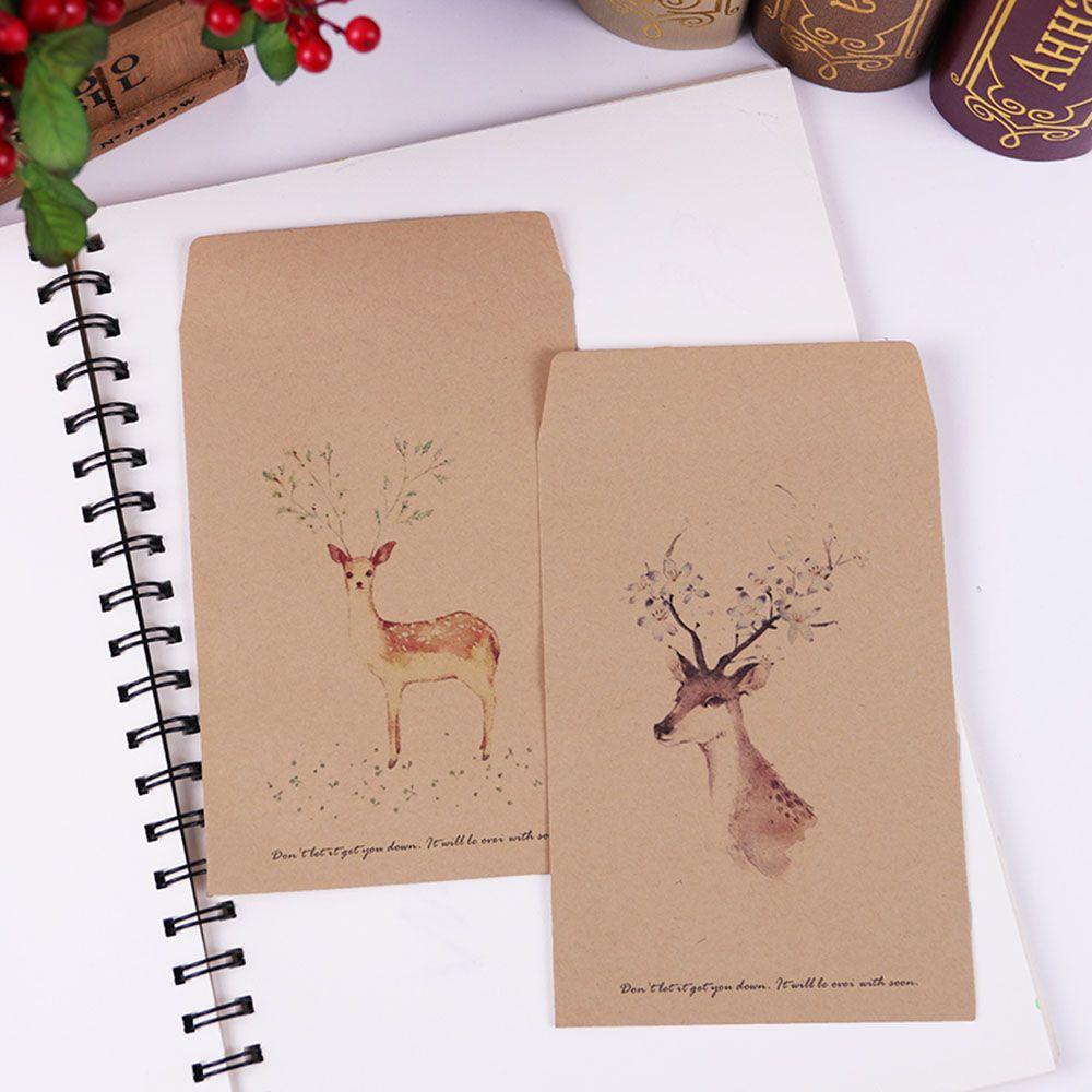 Set 10 Túi Đựng Quà In Họa Tiết LAKAMIER Dễ Thương