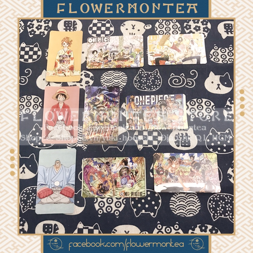Thẻ Hình | Card Hình FwMnT - One Piece | Đảo Hải Tặc 01 (Set 9 tấm)