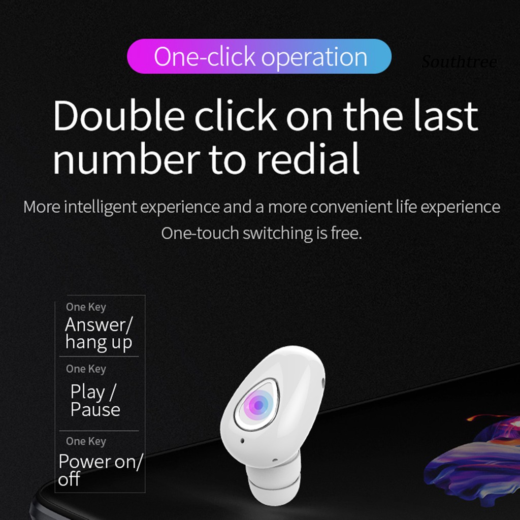 Tai Nghe Nhét Tai Yx01 Kết Nối Bluetooth 4.1 Có Micro Chất Lượng Cao