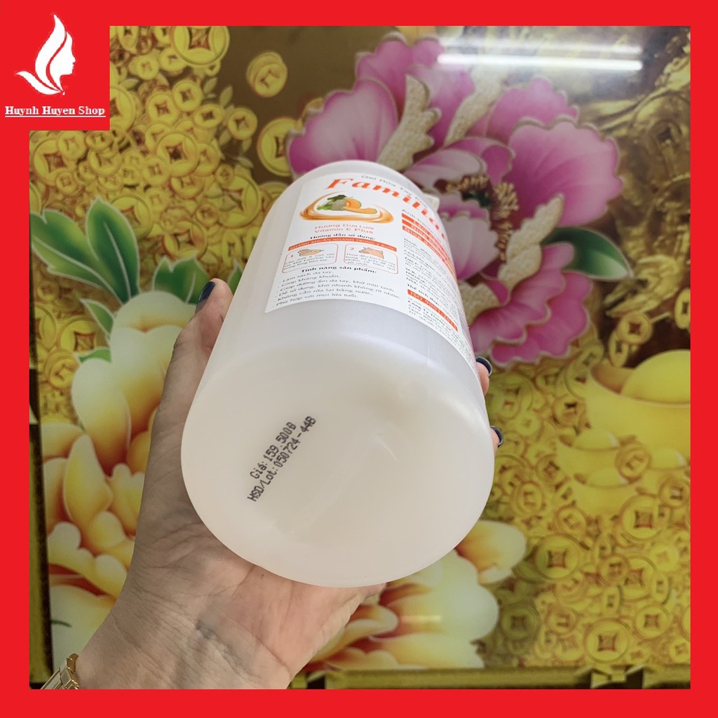 [chai lớn 1000ml] Gel rửa tay khô Familiar sát khuẩn hương dưa lưới | BigBuy360 - bigbuy360.vn