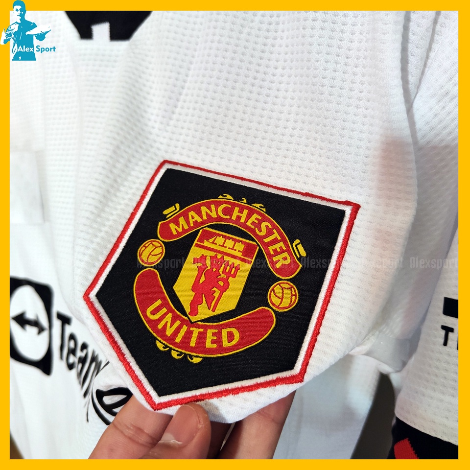 Bộ Quần Áo Bóng Đá CLB Manchester United Sân Khách Màu Trắng 22-23 - Alex Sport