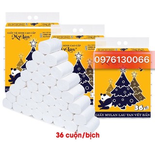 Giấy vệ sinh gấu thông My Lan (36cuộn/ bịch)