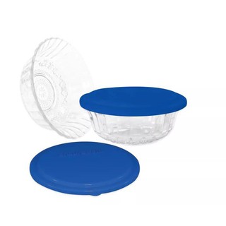 Bộ 2 Thố Thủy Tinh Cao Cấp Có Nắp Ensure Gold