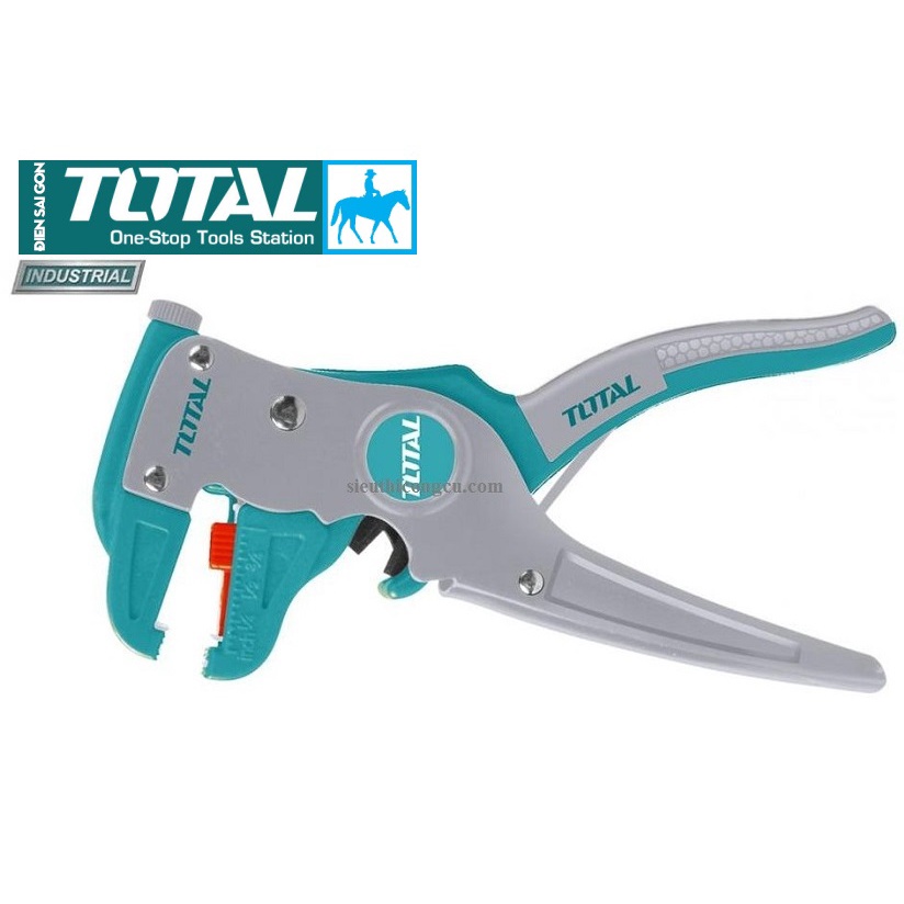 Total Kìm kiềm tuốt dây điện mỏ quạ 7inch THT15606
