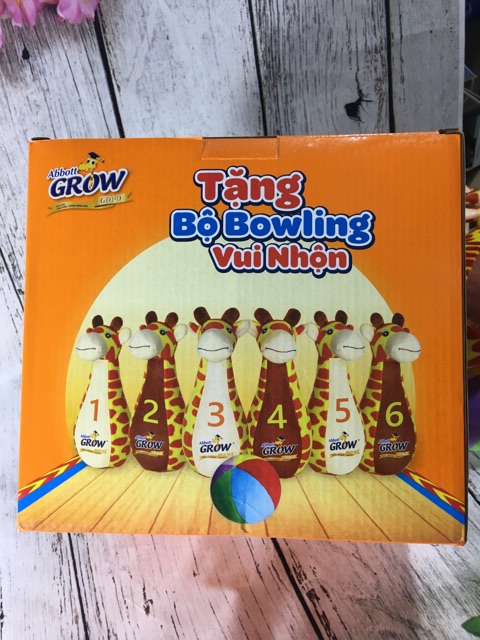 Bộ bowling gấu bông Grow