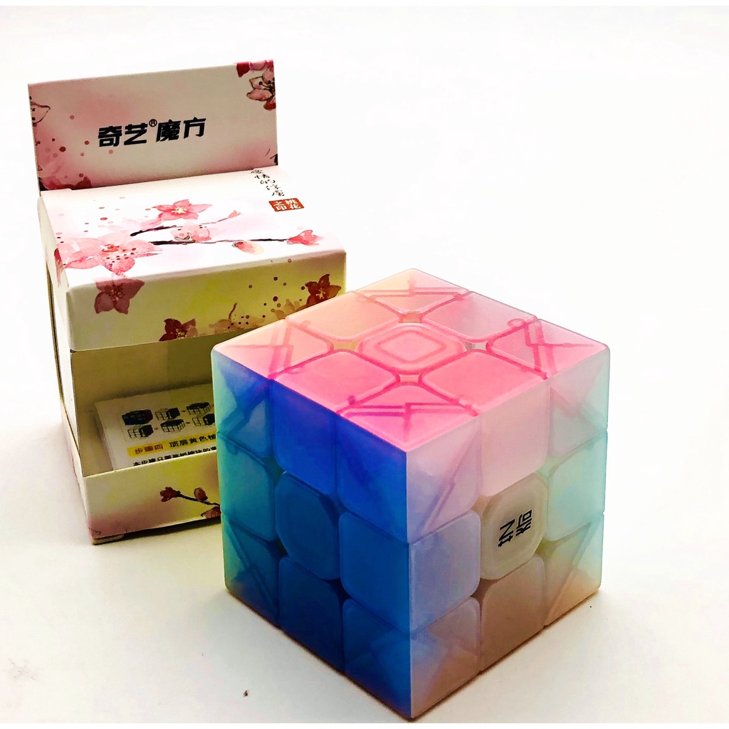 Đồ Chơi Rubik 3x3 Qiyi - Dòng Jelly 169 - Cho Bé Từ 6 Tuổi