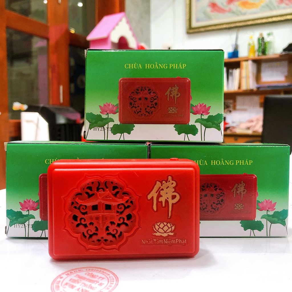 Máy niệm phật kèm sạc, có sẵn 5 bài kinh, bảo hành 3 tháng