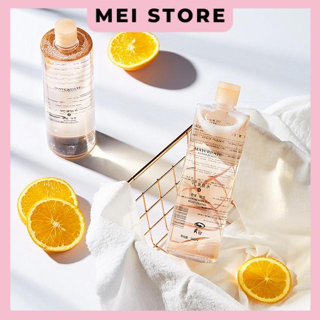 Nước hoa hồng Maycreate VC Smoothing Moisturising Toner 500ml