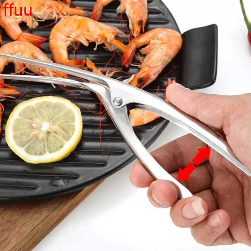 Dụng Cụ Lột Vỏ Tôm Bằng Thép Không Gỉ Tiện Lợi