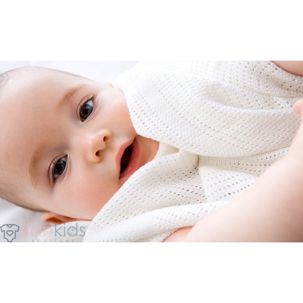 Chăn lưới xuất nga thoáng khí cho bé sơ sinh kích thước 90x102cm