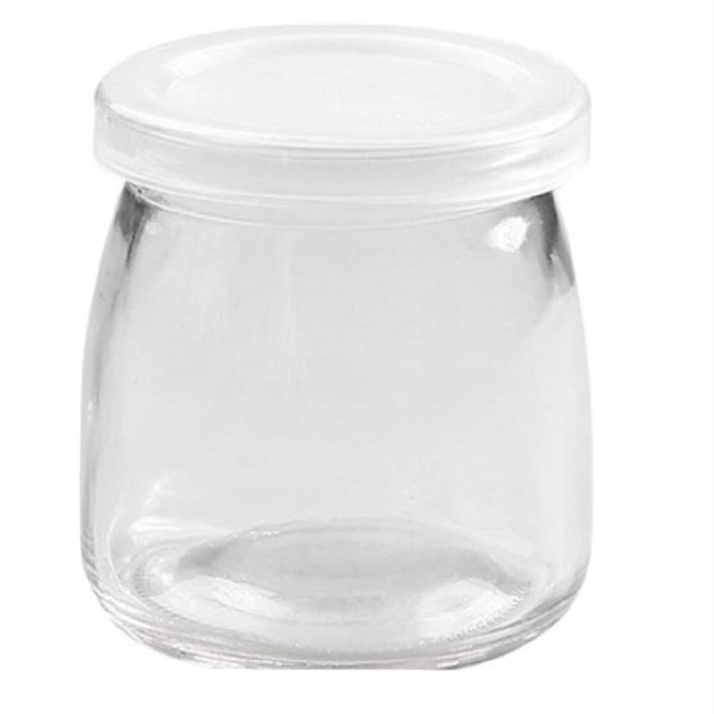 Hũ Thủy Tinh 200ml Tròn Làm Sữa Chua, Caramen, Pudding