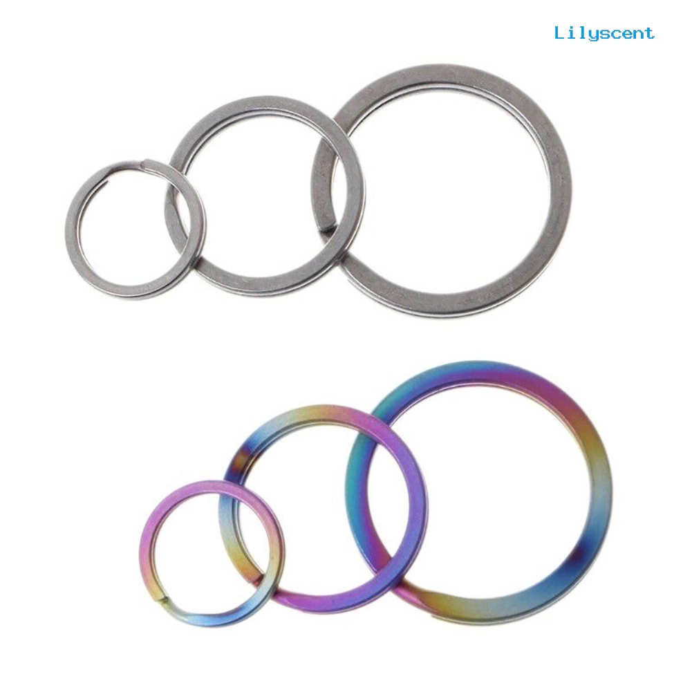 1 Móc Chìa Khóa Tròn Bằng Kim Loại Siêu Nhẹ