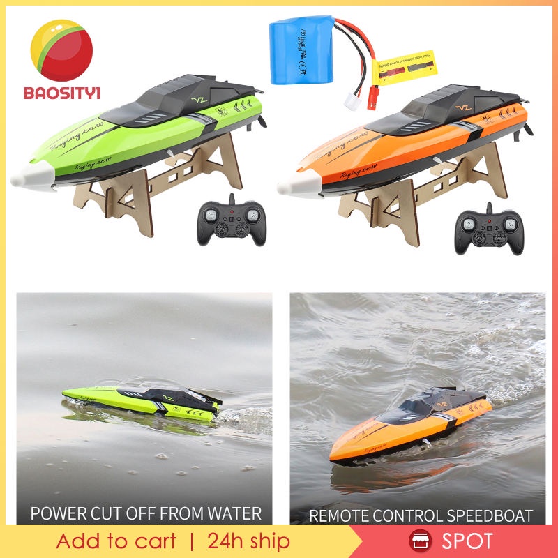 [Baosity1] Thuyền Điều Khiển Từ Xa Tốc Độ Cao Màu Cam 25km / h